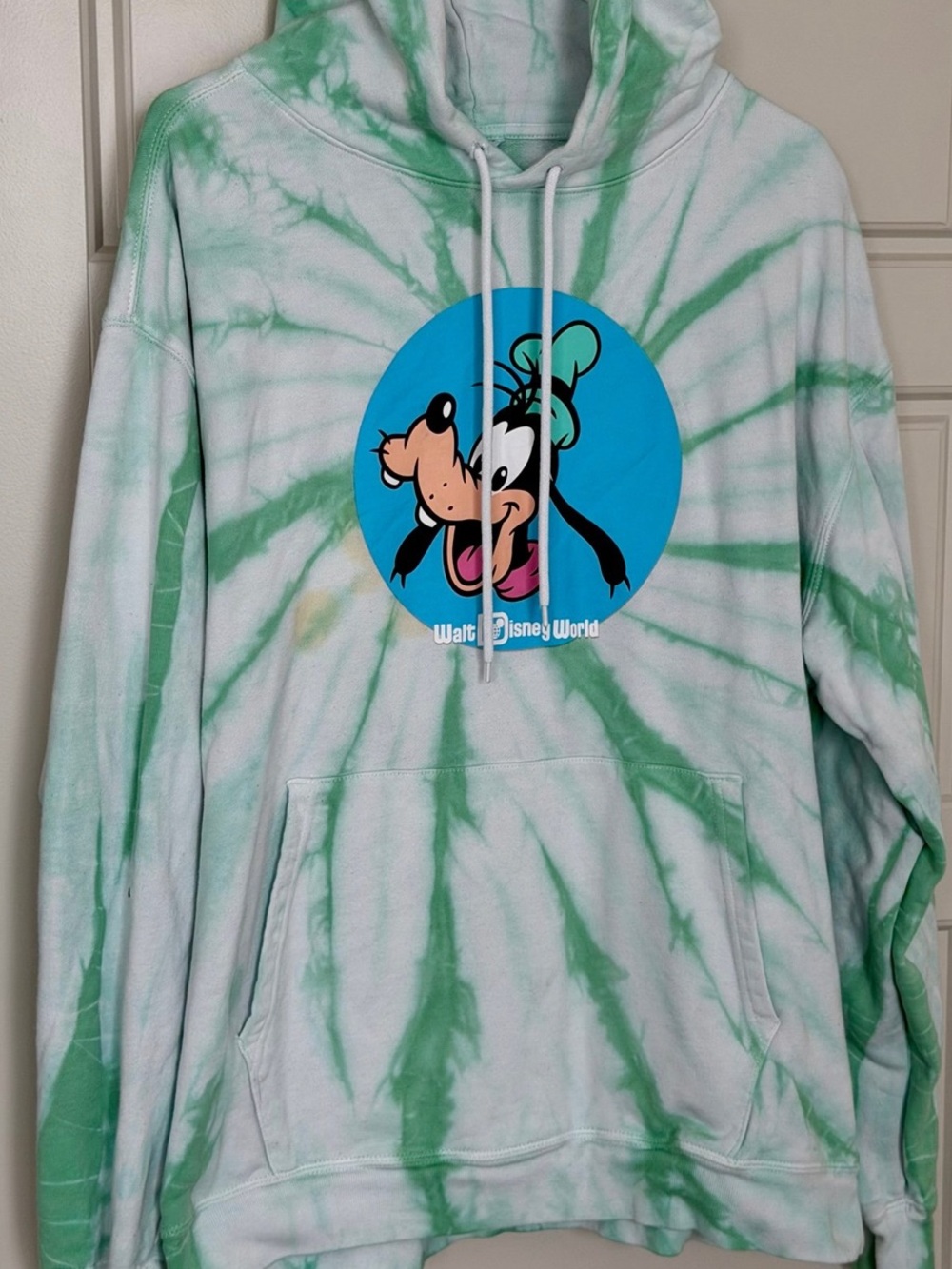 Disney Parks Goofy Tie Dye Hoodie Large Walt Disney World